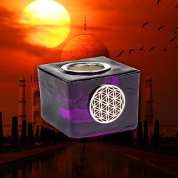 Bougeoir chakra fleur de vie