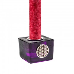 Bougeoir chakra fleur de vie